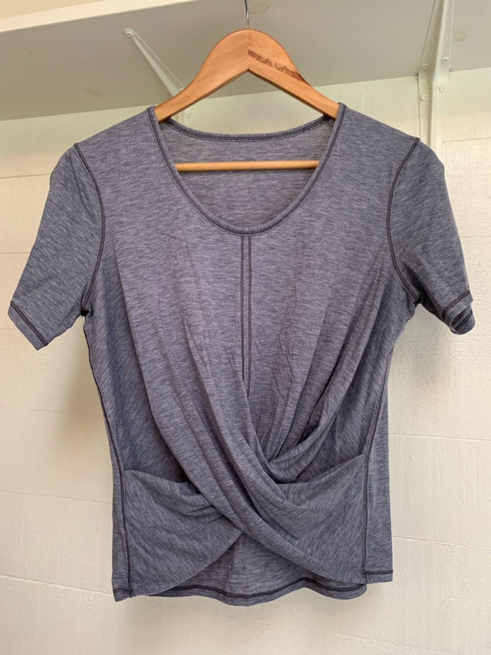 Lululemon Women’s Twist-Front Short Sleeve Top - Gray